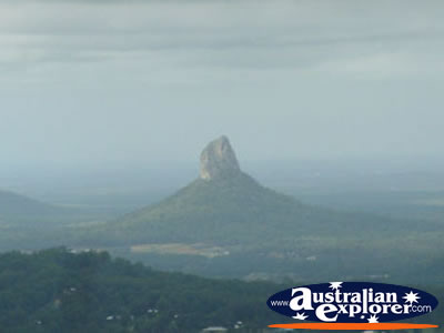 View of Maleny from Mary Cairncross Reserve . . . CLICK TO VIEW ALL MALENY POSTCARDS