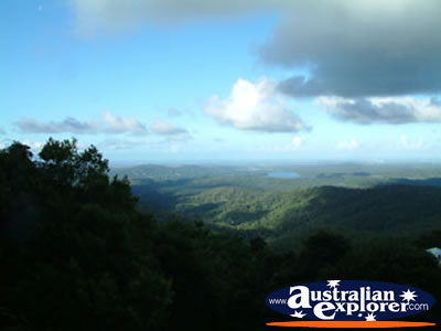 Maleny View to Sunshine Coast . . . CLICK TO VIEW ALL MALENY POSTCARDS