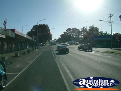 View Down Nambour Street . . . CLICK TO VIEW ALL NAMBOUR POSTCARDS