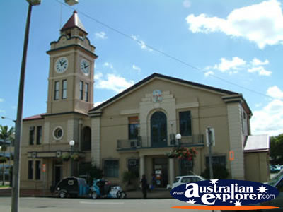 Gympie Old Town Hall . . . CLICK TO VIEW ALL GYMPIE POSTCARDS
