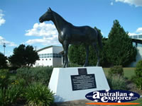 Oakey Statue of Bernborough Race Horse . . . CLICK TO ENLARGE
