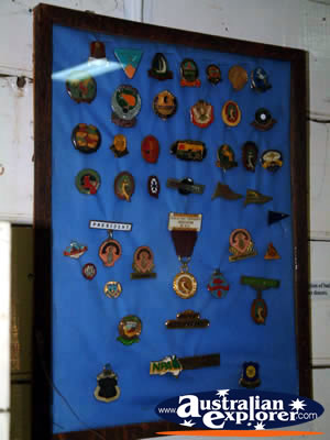 Patch Display Miles Historical Village . . . CLICK TO VIEW ALL MILES POSTCARDS