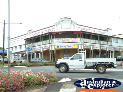 Corner of Atherton Main Street . . . CLICK TO VIEW ALL YUNGABURRA POSTCARDS
