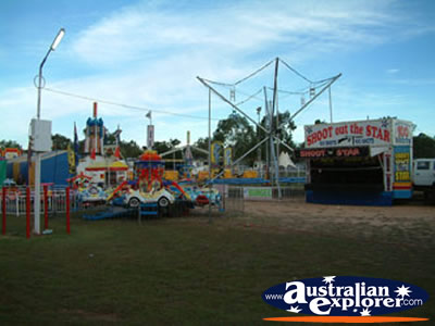 Springsure Show Carnival Rides . . . CLICK TO VIEW ALL SPRINGSURE POSTCARDS