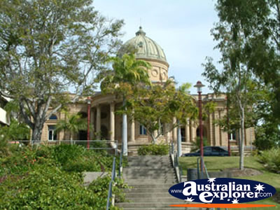 Rockhampton Customs House from Riverbank . . . CLICK TO VIEW ALL ROCKHAMPTON POSTCARDS