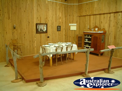 Surat Cobb & Co Changing Station Dining Room Display . . . CLICK TO VIEW ALL SURAT POSTCARDS