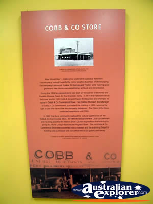 Surat Cobb & Co Changing Station Cobb and Co Store Plaque . . . VIEW ALL SURAT PHOTOGRAPHS
