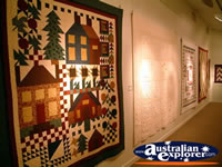 Cobb & Co Changing Station in Surat Quilt Display . . . CLICK TO ENLARGE
