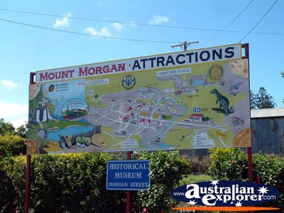 Mt Morgan Railway Station Map . . . VIEW ALL MT MORGAN PHOTOGRAPHS