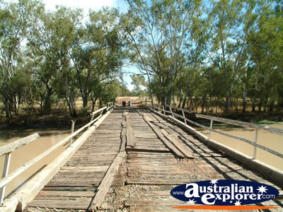 1885 Timber Bridge over the Moonie River . . . VIEW ALL NINDIGULLY PHOTOGRAPHS