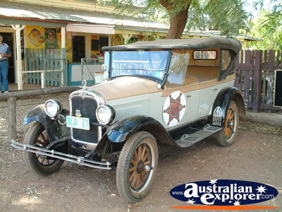 Nindigully Pub Owners Vintage Car . . . CLICK TO VIEW ALL NINDIGULLY POSTCARDS