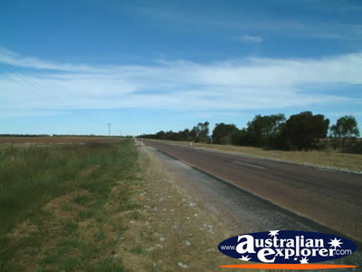 Road on the way to Nindigully Pub from St George . . . VIEW ALL ST GEORGE PHOTOGRAPHS