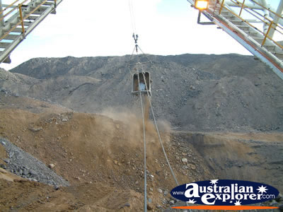Outside Work at Norwich Park Mine Dragline . . . CLICK TO VIEW ALL DYSART POSTCARDS