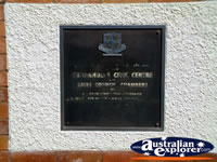 Cunnamulla Civic Centre Plaque . . . CLICK TO ENLARGE