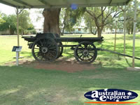 Cunnamulla Old Wagon in Park . . . CLICK TO ENLARGE