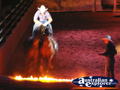 Australian Outback Spectacular Horses Jumping . . . VIEW ALL AUSTRALIAN OUTBACK SPECTACULAR PHOTOGRAPHS