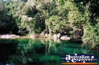 Babinda Boulders Swimming Hole And Trees . . . CLICK TO ENLARGE