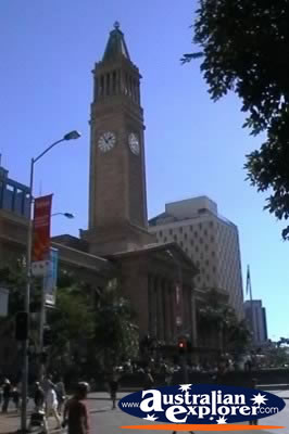 Bribane City Hall . . . CLICK TO VIEW ALL BRISBANE POSTCARDS