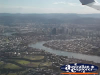 View of Brisbane from the Air . . . CLICK TO ENLARGE