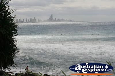 Surf Condition at Burleigh . . . CLICK TO VIEW ALL BURLEIGH HEADS (BEACH) POSTCARDS