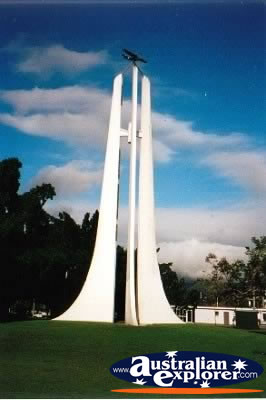 Cairns Flying Doctors Monument . . . CLICK TO VIEW ALL CAIRNS POSTCARDS