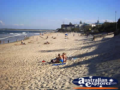 Sunny Day at Kings Beach in Caloundra . . . CLICK TO VIEW ALL CALOUNDRA POSTCARDS