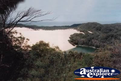 Fraser Island Lake Wabby . . . CLICK TO VIEW ALL FRASER ISLAND (LAKE WABBY) POSTCARDS