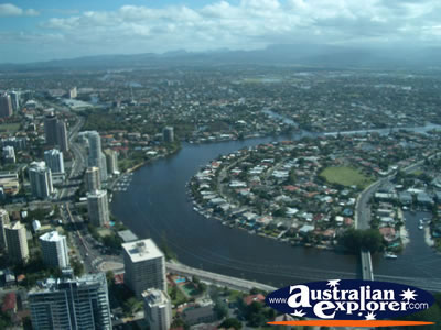 Gold Coast View from Q1 . . . CLICK TO VIEW ALL GOLD COAST (Q1 VIEWS) POSTCARDS