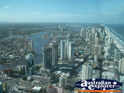 Surfers Paradise and Gold Coast View from Q1 . . . VIEW ALL GOLD COAST (Q1 VIEWS) PHOTOGRAPHS