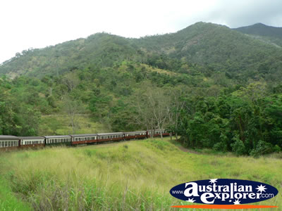 Kuranda Scenic Railway Train . . . CLICK TO VIEW ALL KURANDA SCENIC RAILWAY POSTCARDS