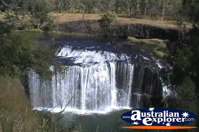 View of Millstream Falls . . . CLICK TO VIEW ALL MILLSTREAM NP POSTCARDS