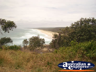 View of North Stradbroke Island . . . CLICK TO VIEW ALL NORTH STRADBROKE ISLAND POSTCARDS