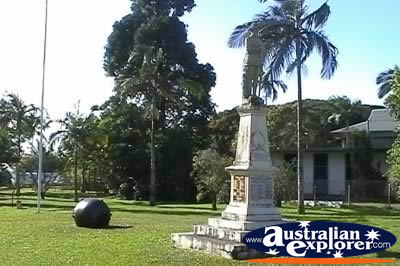 Port Douglas Monument Anzac Gardens . . . CLICK TO VIEW ALL PORT DOUGLAS POSTCARDS