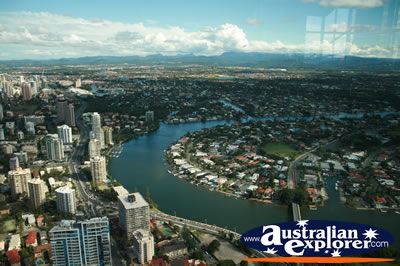 Hinterland Views from the Q1 . . . CLICK TO VIEW ALL GOLD COAST (Q1 VIEWS) POSTCARDS