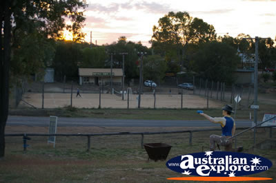 Rubyvale Tennis Court . . . CLICK TO VIEW ALL RUBYVALE POSTCARDS