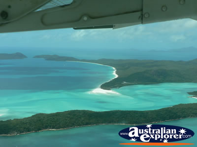 View of Islands from Seaplane . . . VIEW ALL WHITSUNDAYS (HEART REEF) PHOTOGRAPHS