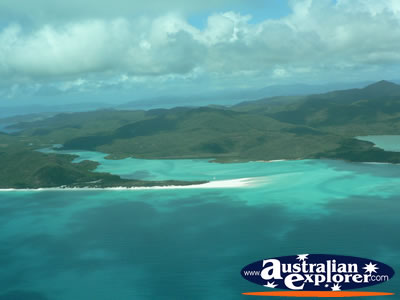 View of Beautiful Islands from Seaplane . . . VIEW ALL WHITSUNDAYS (HEART REEF) PHOTOGRAPHS