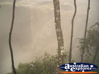 Barron Falls Landscape from Skyrail . . . CLICK TO VIEW ALL BARRON GORGE POSTCARDS