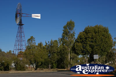 Windmill in Jensen Place . . . CLICK TO VIEW ALL SPRINGSURE (JENSEN PLACE) POSTCARDS