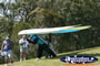 Tamborine Mountain Hand glider preparing for takeoff