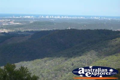 Tamborine Mountain Lookout Landscape of Gold Coast Hinterland . . . CLICK TO VIEW ALL TAMBORINE MOUNTAIN (LOOKOUT) POSTCARDS