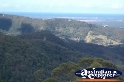 Tamborine Mountain Lookout Views of the Gold Coast Hinterland . . . CLICK TO VIEW ALL TAMBORINE MOUNTAIN (LOOKOUT) POSTCARDS