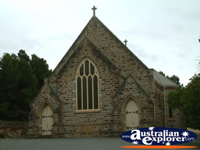 Burra Church from Carpark . . . VIEW ALL BURRA PHOTOGRAPHS