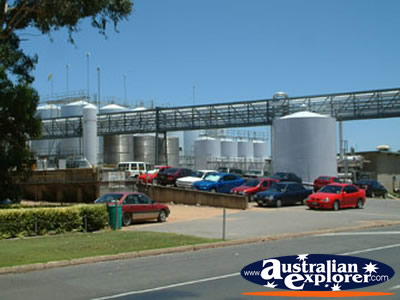 Berri Estates Carpark . . . CLICK TO VIEW ALL BERRI POSTCARDS