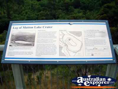 Plaque in Mount Gambier Blue Lake . . . VIEW ALL MOUNT GAMBIER PHOTOGRAPHS