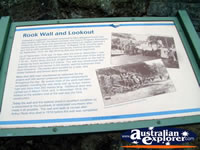 Blue Lake Plaque in Mount Gambier . . . CLICK TO ENLARGE