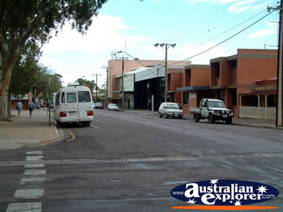 Port Augusta Street Corner . . . CLICK TO VIEW ALL PORT AUGUSTA POSTCARDS