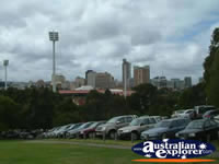 Cars at Adelaide Cricket Ground . . . CLICK TO ENLARGE