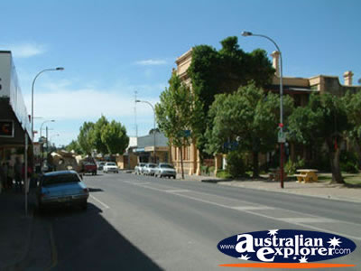 Main Street in the town Clare . . . CLICK TO VIEW ALL CLARE POSTCARDS