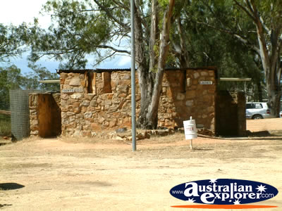 Outdoors at Historical Village in Loxton . . . CLICK TO VIEW ALL LOXTON POSTCARDS